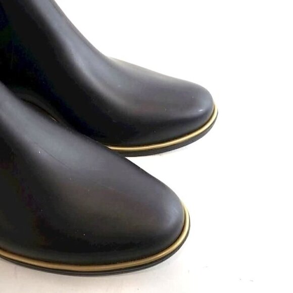 Kate Spade Women's Black Chelsea Rain Booties Size 10 - Picture 4 of 16